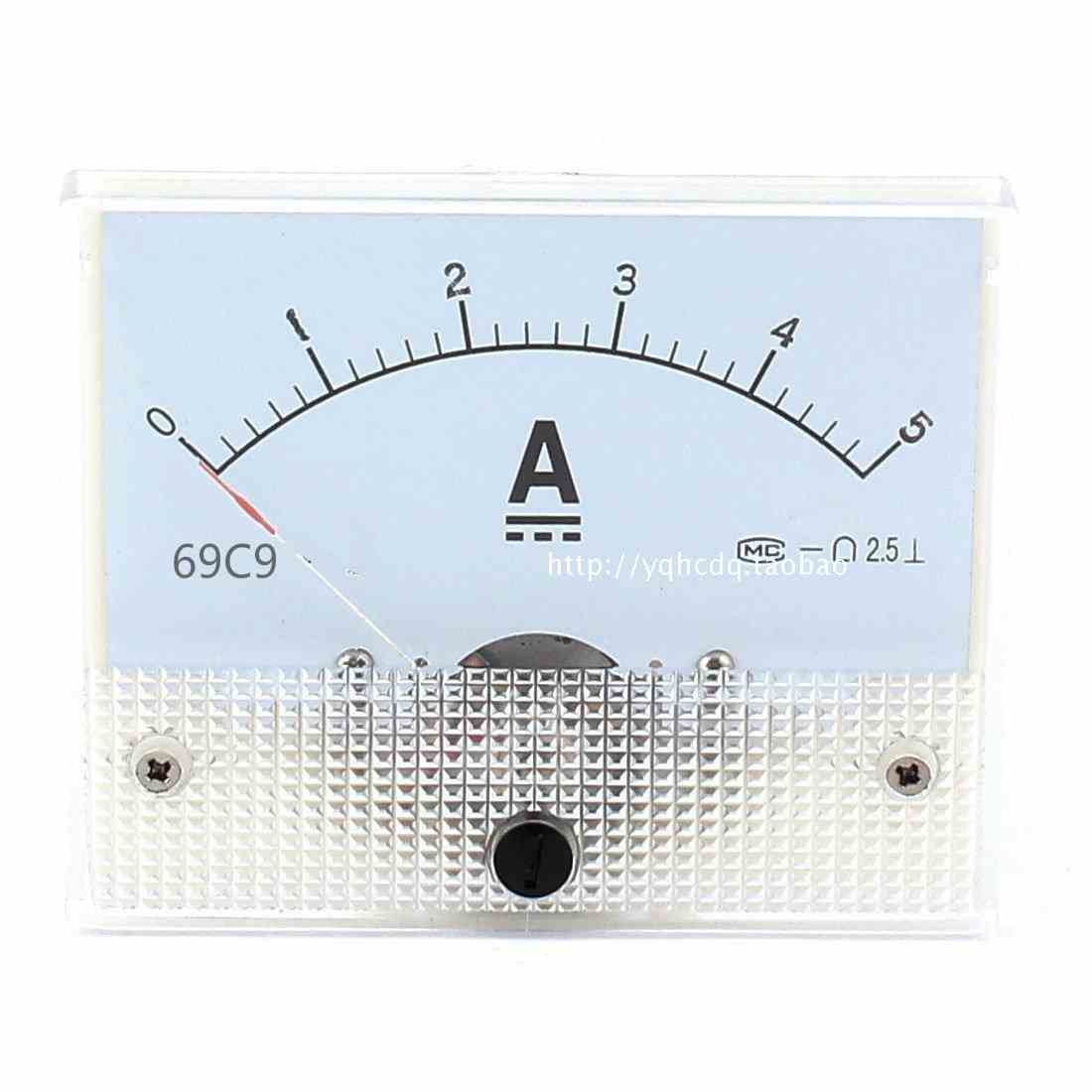 69C9指针式直流电流仪表1A2A3A10A50A100A500mA安培机械板表头