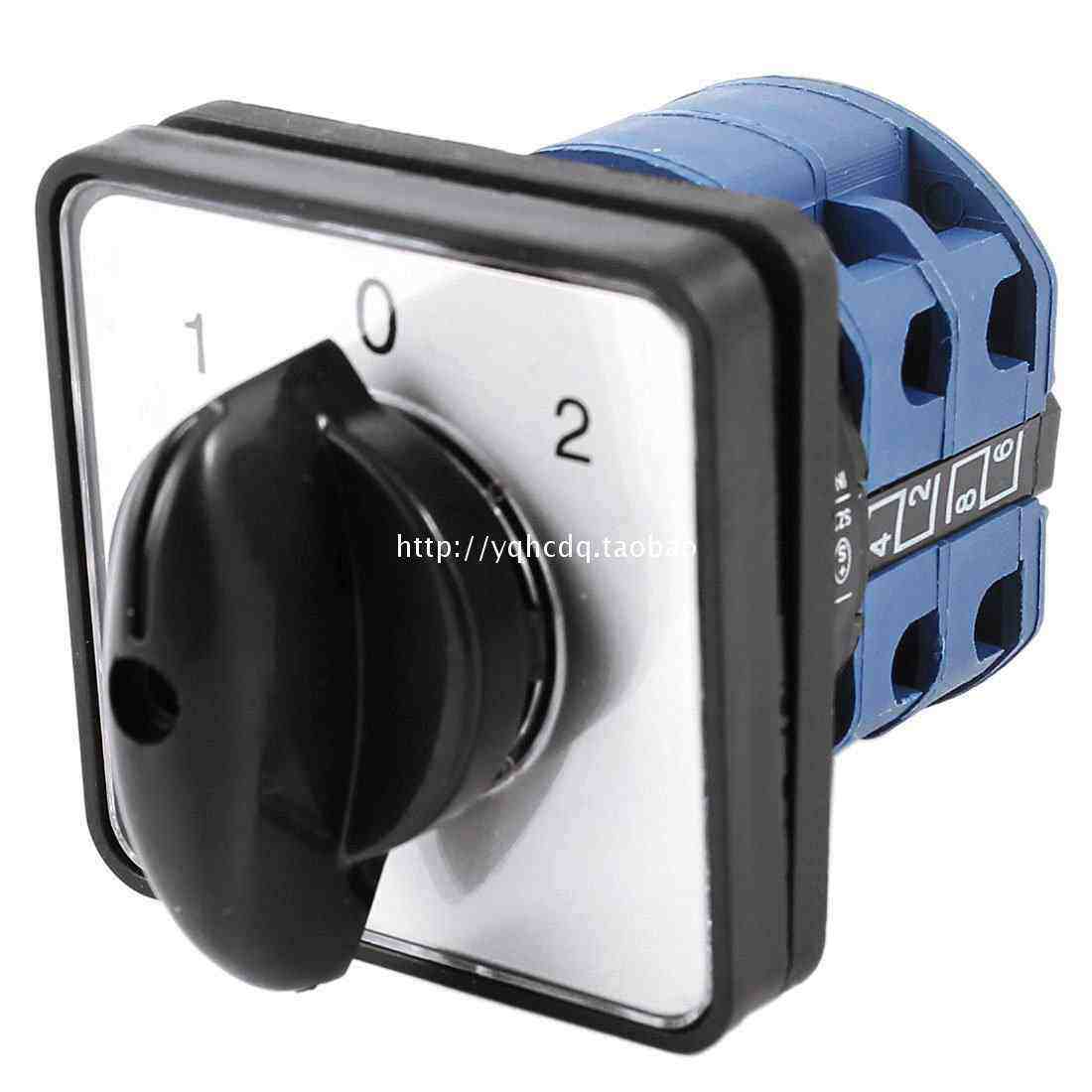 卓超 万能转换开关CA10 16A 2节3档转换开关 3档位开关 选择开关
