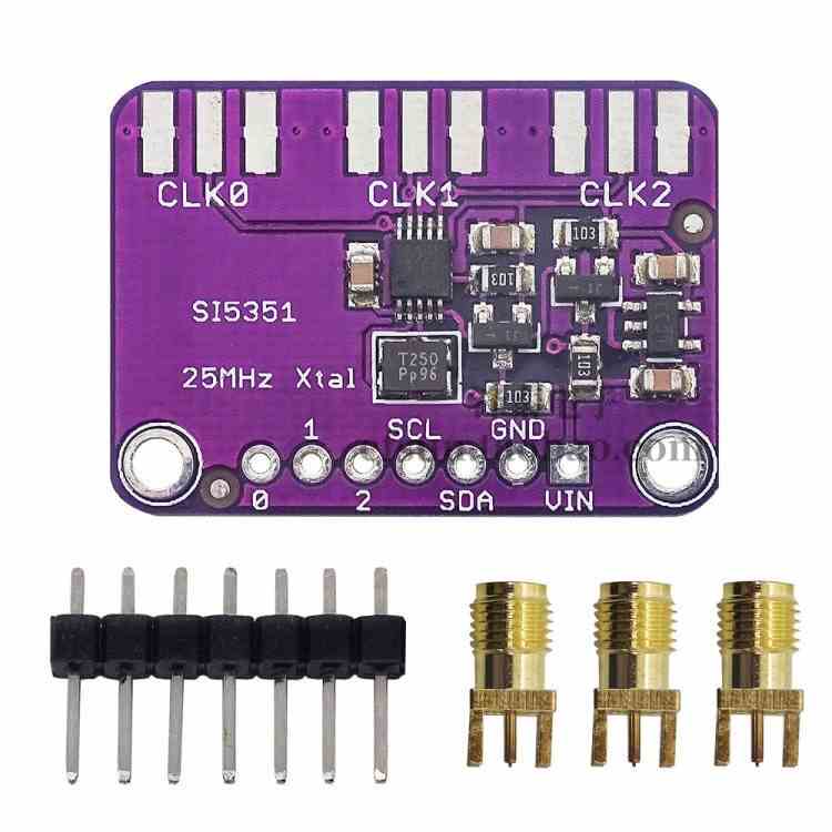 CJMCU-5351 Si5351A 时钟发生器 信号发生器 Clock 8KHz-160MHz