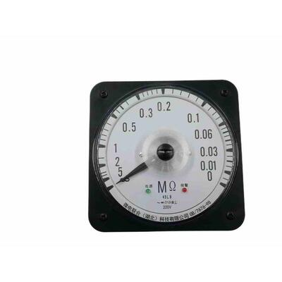 船用仪表报警绝缘检测仪表兆欧表45L8/45L9-MΩ高阻表110*110mm