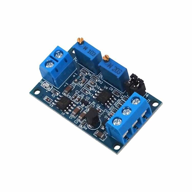 电流转电压模块0/4-20mA转0-3.3V5V10V电压变送器 信号转换调理