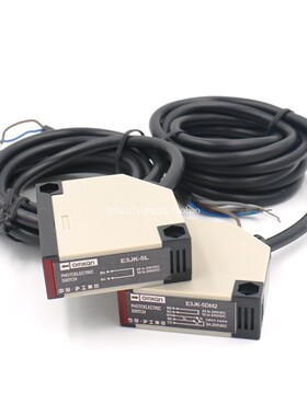 沪工光电开关对射型E3JK-5DM2 E3JK-5L光电开关 5米 220V 24V整套