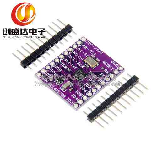 MCU-750 SC16IS750 Single UART with I2C-bus/SPI interface