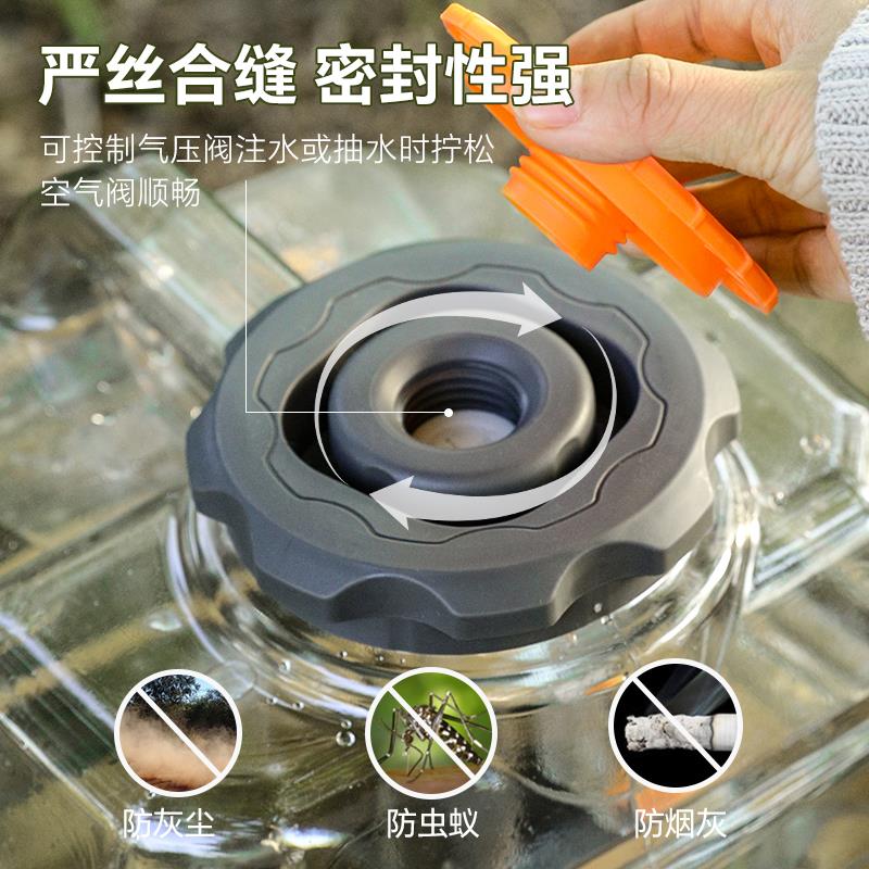 水桶头DF-539纯净空桶户桶饮外用水食用级纯净水桶新款露营带龙空