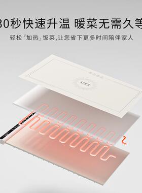 CTMCB-N-23T硅胶暖菜板柔性热菜神器桌家功用餐垫加热盘折多叠能