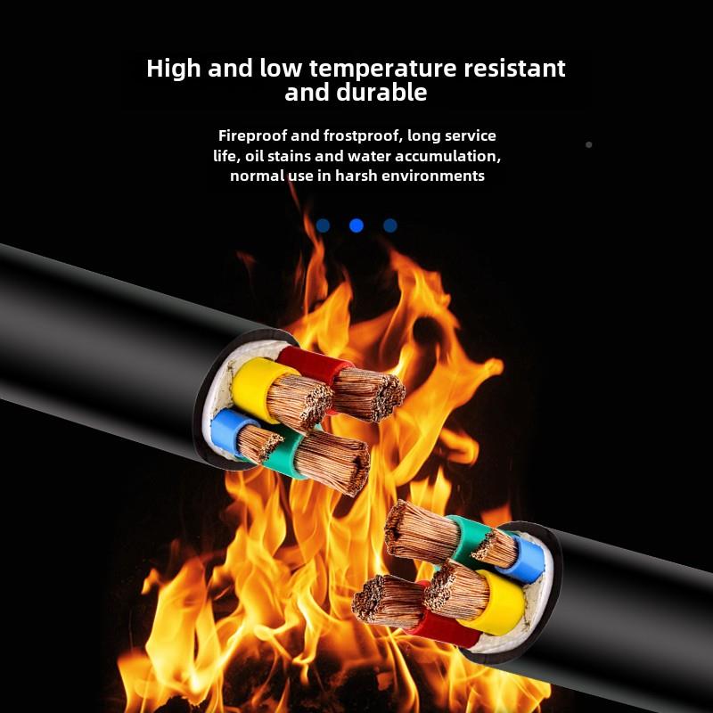 国0标rvv/vvrTVVB线软芯电2 3 4 5芯1缆 16 25 35平方三相四线护