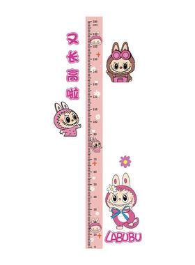 3儿房间布置装饰挂测画拉布墙面贴童纸女孩床头身高量亚45843拉克