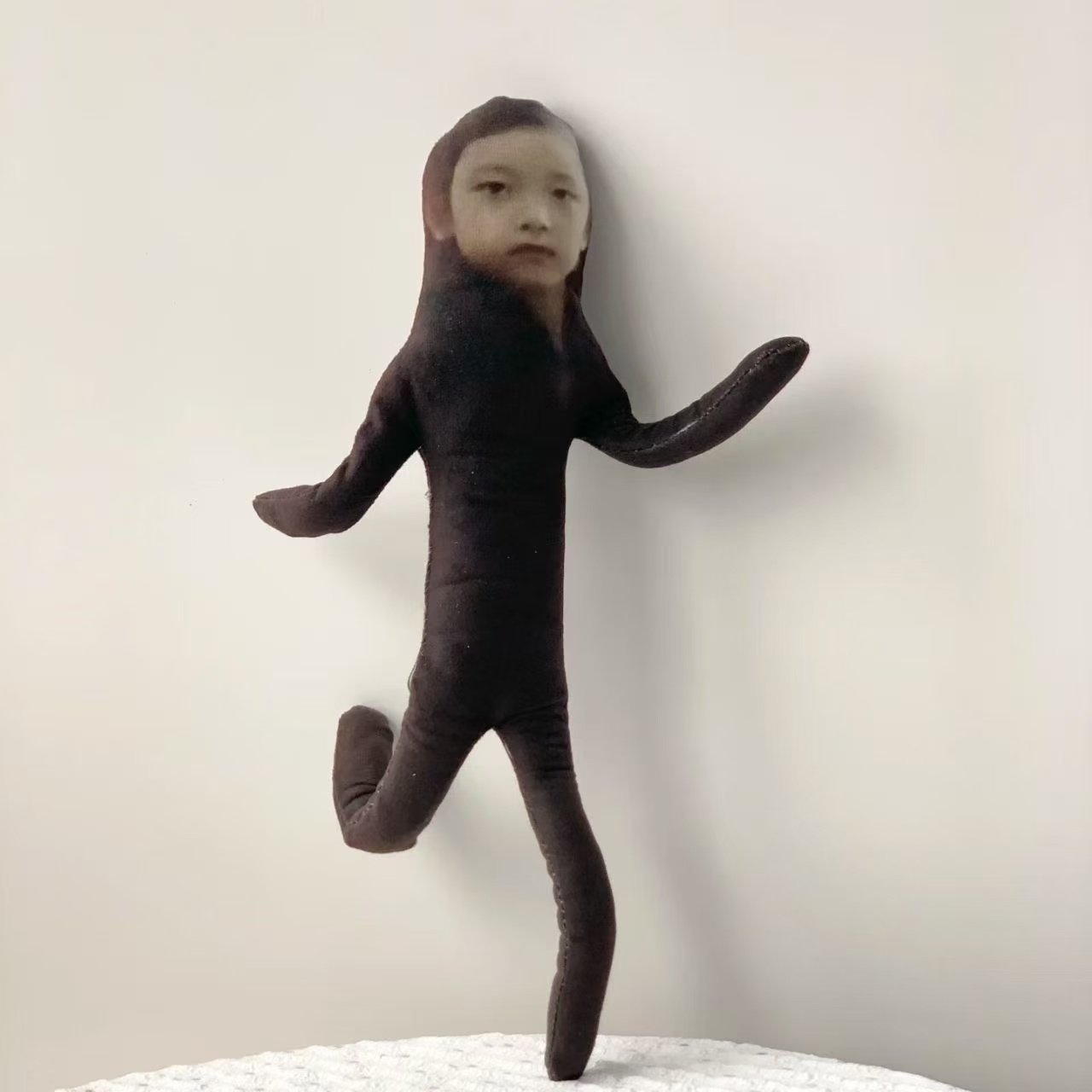 姜海粼 Haerin老鼠干公仔手脚铁丝骨架可活动任意摆造型玩偶