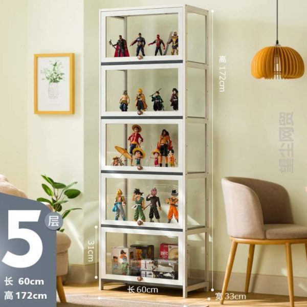 化妆品非展示架柜子货架展示柜家用陈列玻璃亚克力手办