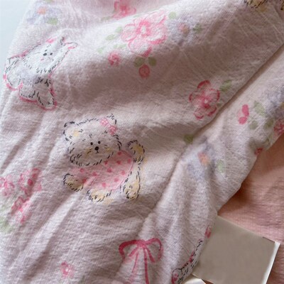 精选6色可选~夏季韩国卡通沐纱棉薄款夏凉被子 MXM25061702