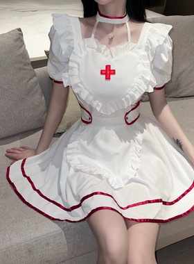 可爱护士小姐姐纯欲风连衣裙cosplay制服情取套装网红主播服
