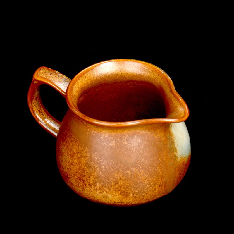 复古陶瓷柴烧公道杯陶瓷家用x开片可养茶海公杯功夫茶具配件分茶