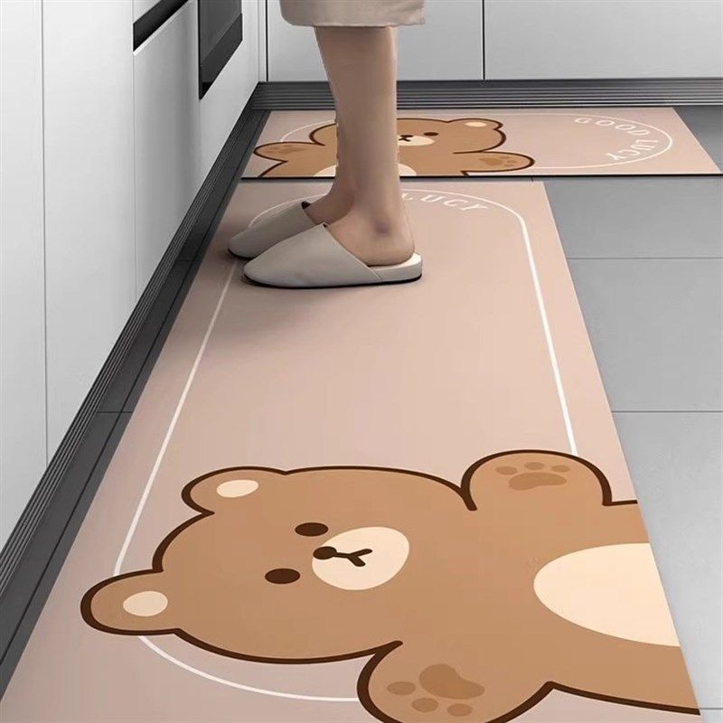 德国厨房地垫防油防水硅藻泥可擦免洗防滑防脏防摔吸水垫地毯垫,居家布艺,厨房地垫,淘宝优惠券,粉丝福利购,淘宝优惠卷