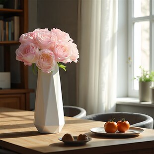 假花仿真花摆设客厅茶几装饰花束玫瑰花高级感逼真仿生花轻奢摆件