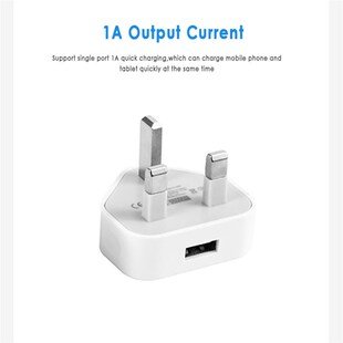 Universal UK Plug 3 Pin Wall Charger Adapter With 1/2/3 USB