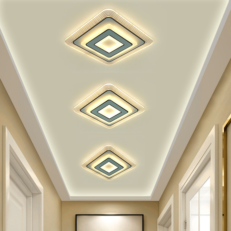 现代简约过道走廊灯 嵌入式LED入户玄关楼道阳台吸顶灯 网红爆款,家装灯饰光源,厨卫/阳台/玄关/过道吸顶灯,淘宝优惠券,粉丝福利购,淘宝优惠卷