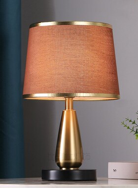 新款台灯卧室网红ins少女风创意高级氛围感轻奢ledW床头灯触摸感