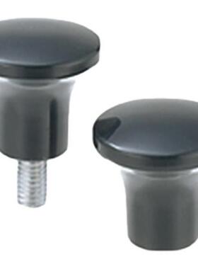 HAQ01 02 03 06 07钢镀铬黑色胶木蘑菇头旋钮怡合达M8蘑菇型把手