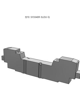 SMC 原装正品SY3340R-5LOU-Q 系列 5通电磁阀 底板配管型