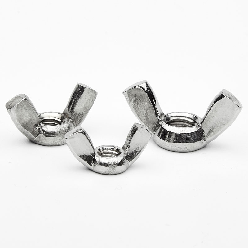 镀锌/不锈钢蝶形螺母蝴蝶型螺帽碟型元宝羊角手拧螺丝帽螺栓 5折