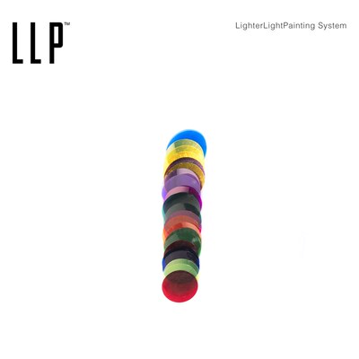 LLP 圆形滤色片 12色机顶闪光灯滤色片手电色温片定制色片profoto