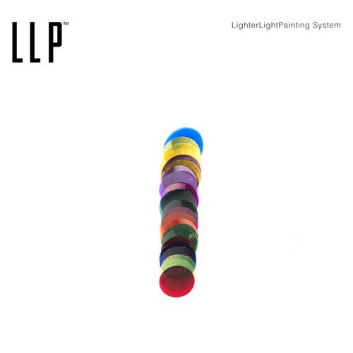 LLP 圆形滤色片 12色机顶闪光灯滤色片手电色温片定制色片profoto