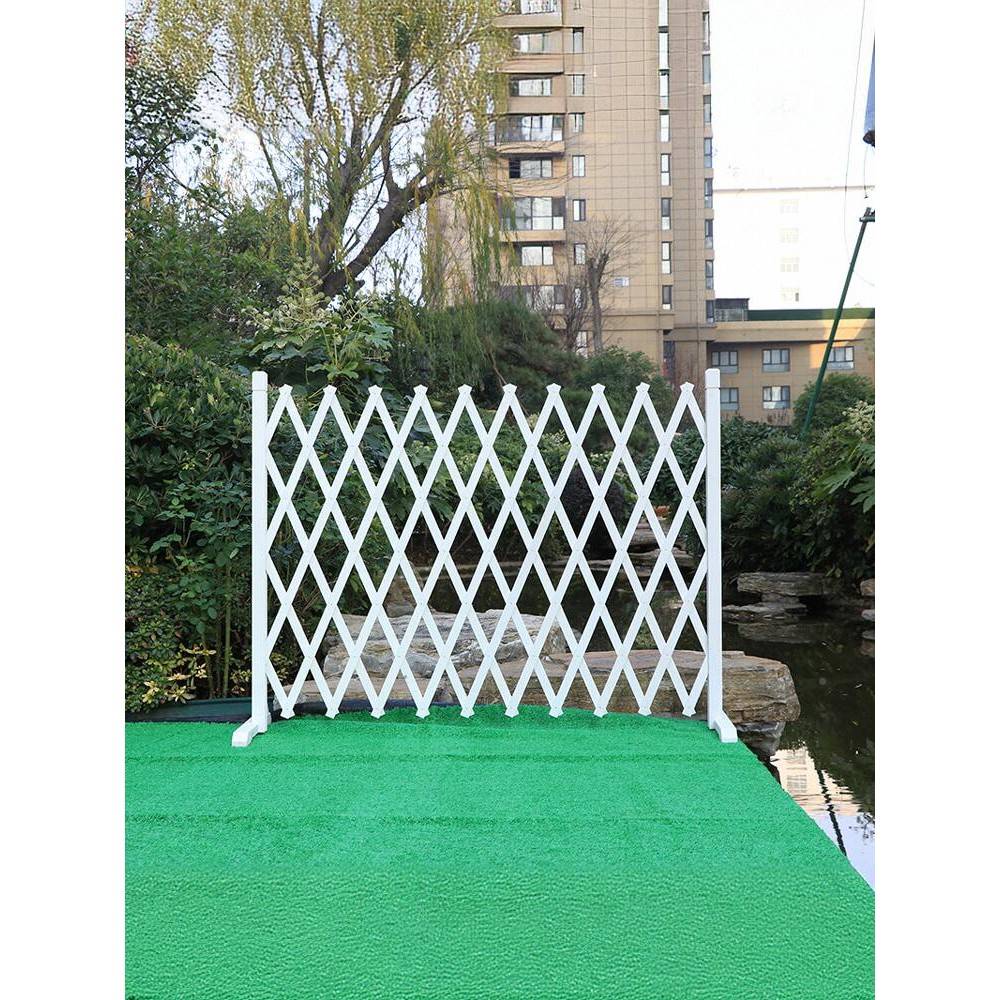 外隔11624腐格木户栅物栏围伸缩饰栏园网花宠篱断装室防外护栏庭