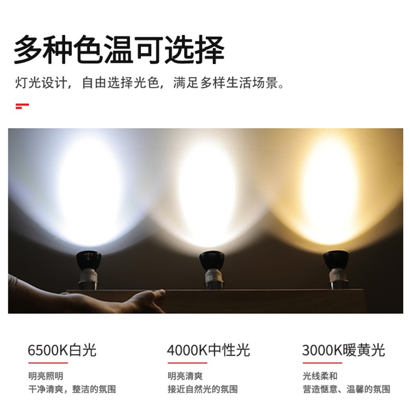 色变口光聚12294LDC光泡 0P2光射灯杯E三27螺灯桌饭E桌茶室餐吊灯