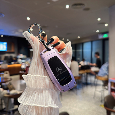 适用奔驰钥匙套E级C级A级A200L包C260L车E300L壳GLC300/GLE/GLA扣