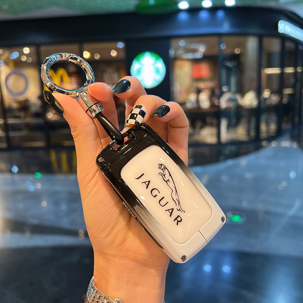 适用捷豹xfl钥匙套XEL汽车fpace专用XJL高端ftype扣epace壳金属