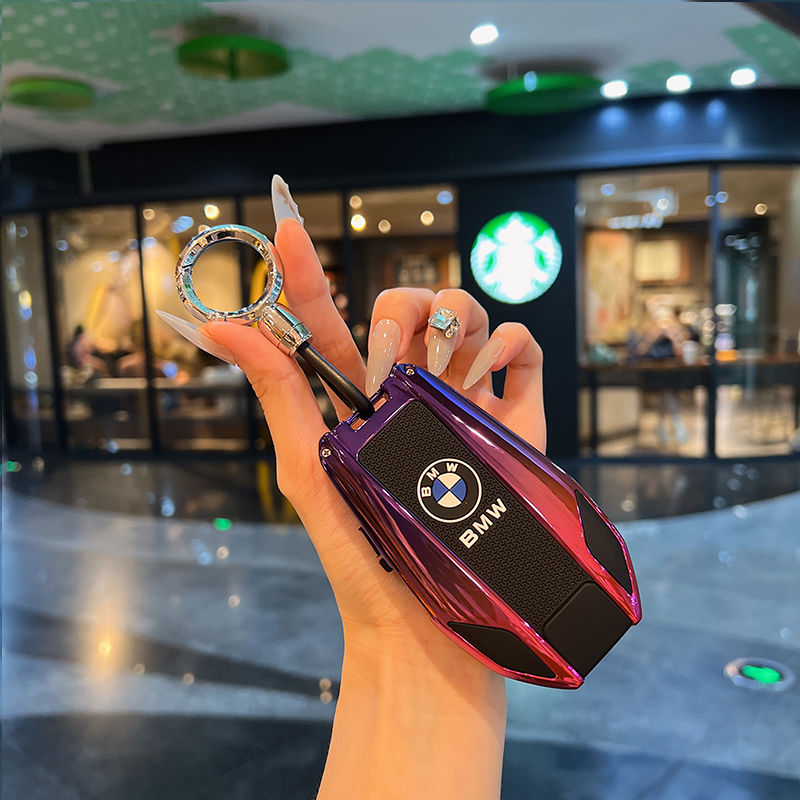 适用宝马液晶屏钥匙套7系730li740新x5x3x7 扣530Le车6系630GT壳