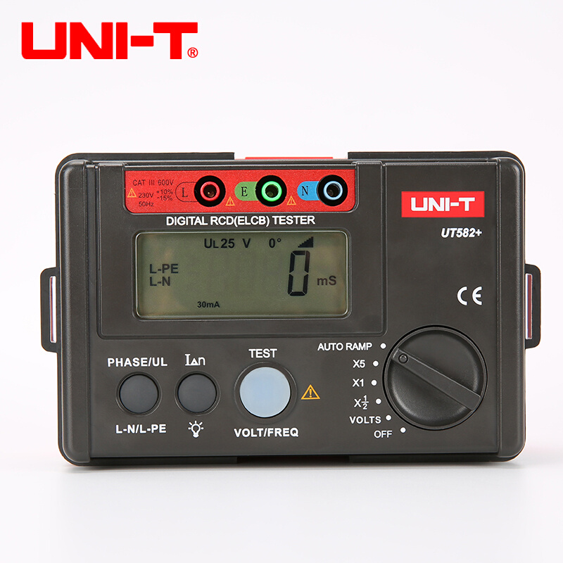 。优利德UT581/582+漏电开关测试仪漏电保护开关测试仪断路器测试