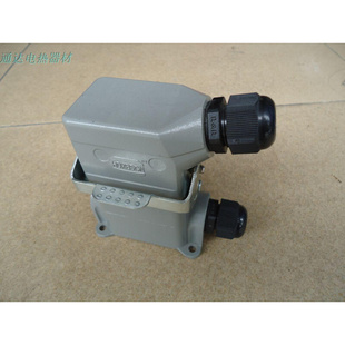 西霸士6针连接器矩形重载连接器HDCHE006 3D表面安装 HDXBSCN