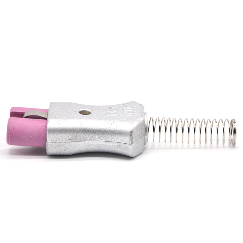 。T727铝合金耐高温陶瓷插头 大功率工业加热圈加热器电炉插头插