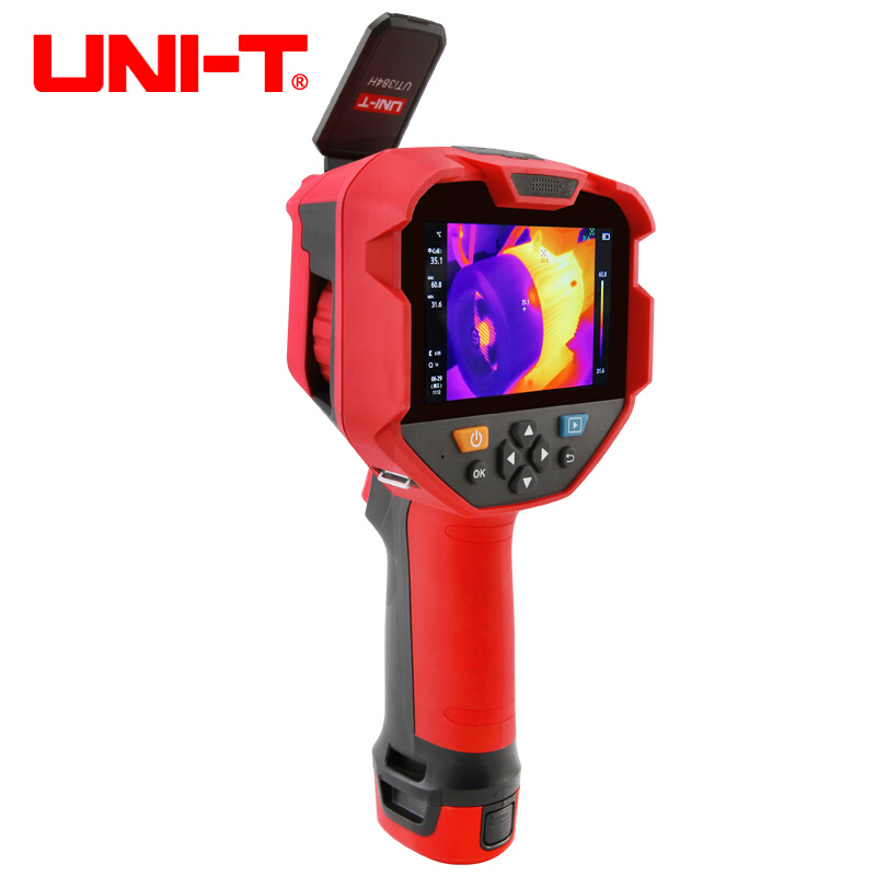 。优利德UTi384H手动调焦红外线热成像仪手持式工业电力维修热像