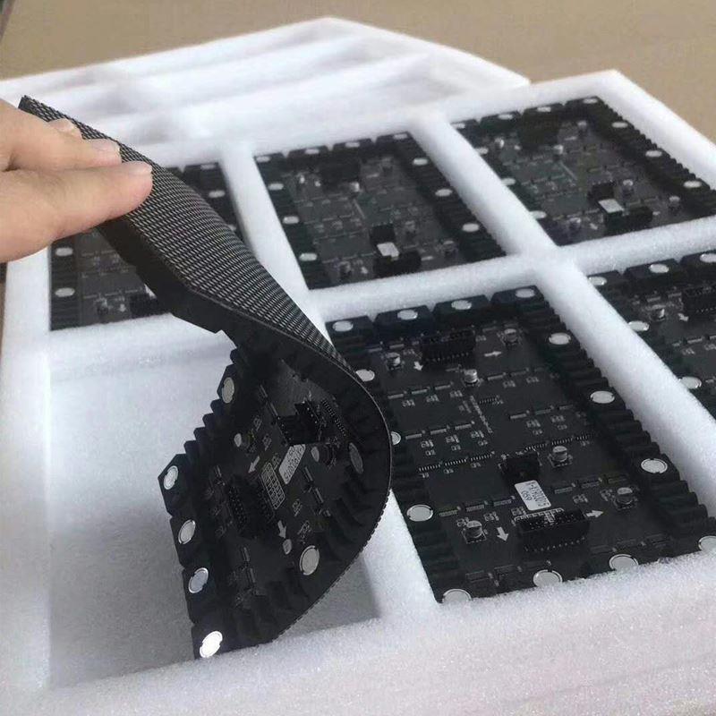 P1.5P1.8P2P4P3P2.5软模组曲面柔性圆环弧形全彩显示屏LED圆柱屏