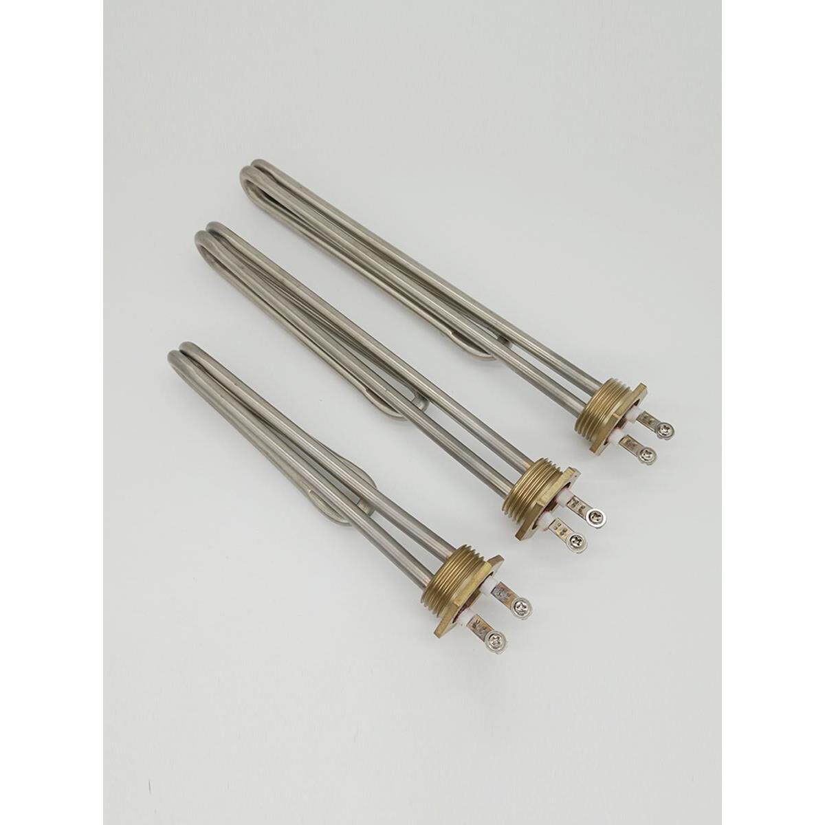 DN25电加热棒太阳能加热管不锈钢1寸螺纹 史密斯热水器发热管220V