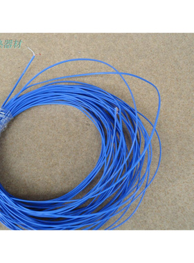 。蓝色铁氟龙热电偶补偿导线感温线2乘03 K 型单股线芯 现货