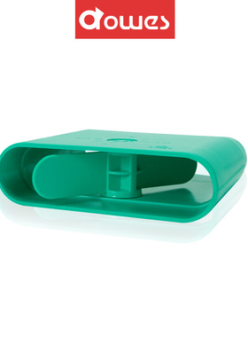 。地送风108x30绿色直接头ABS材质扁管道连接件管束对接头衔接配