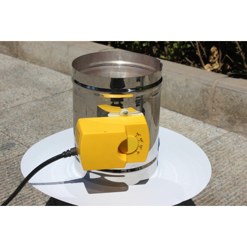 。青木风 201/304不锈钢电动风阀 风量四档调节阀 圆形密封蝶阀22