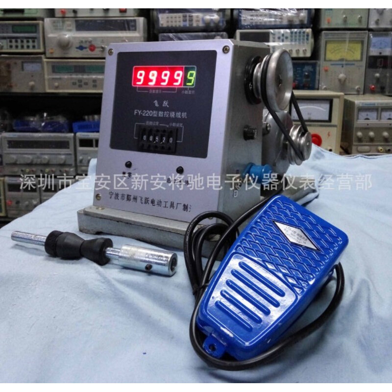 。圈数9999圈线径0.3-0.8mm电动双速带手动控制/脚踏开关控制绕线