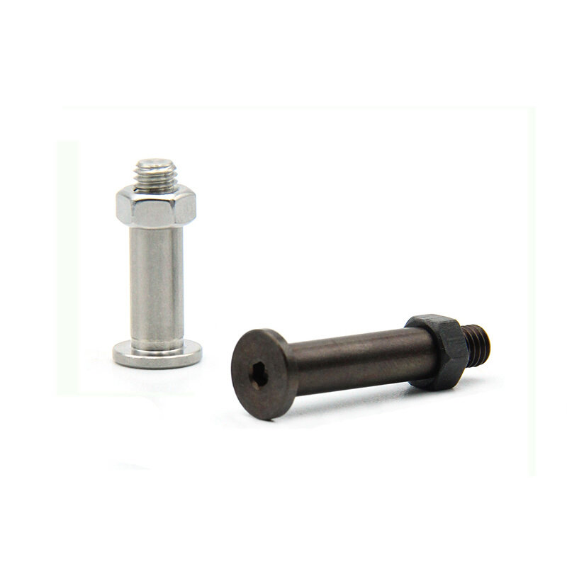 。不锈钢铰链销超短头内六角带肩螺帽固定型 SCLBK4/5/6/8/10/12/