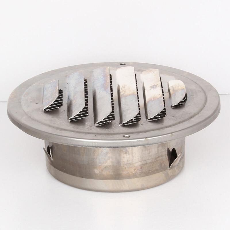 。304不锈钢风帽平头平口油烟机防风罩防雨出风口卫生间外墙排气