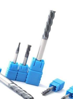 HRC45度钨钢平底铣刀4刃钢件硬质合金黑色涂层d16mmd18mmd20mm