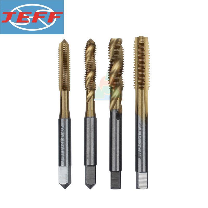 正品 远东JEFF 涂层丝攻 镀钛机用丝锥M3 M4 M5 M6 M8 M10 M12-20