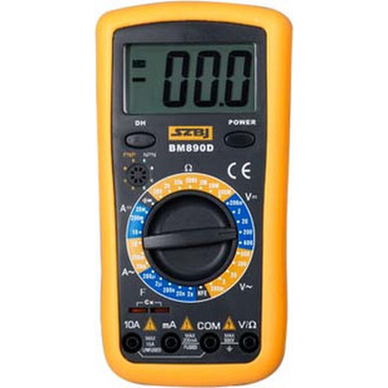 。青岛滨江直销 BM890D数字万用表220V电压表 交流多功能电能计量