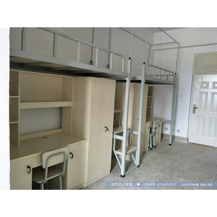 云南昆明员工学校大学宿舍2人组合高低铁床带书桌衣柜储物柜