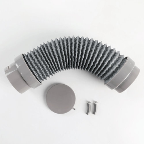 。新风pe管末端新风系统管道配件静音110出风口管子75新风软连接