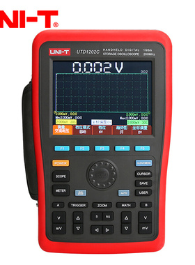 。优利德工业品UTD1202C手持式数字存储示波器示波表万用表