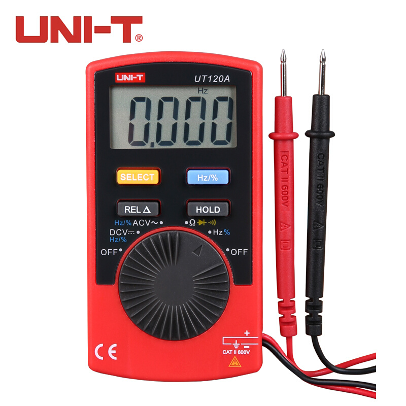 。优利德UT120A/UT120B/UT120C口袋型数字万用表自动量程数显万能